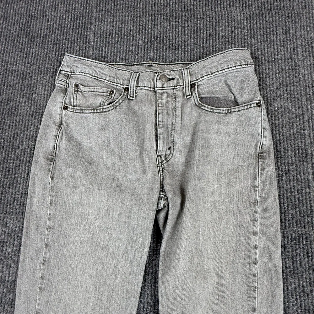 Levis 514 Straight Fit Grey Denim Jeans Mens 31x30 00514-1660
